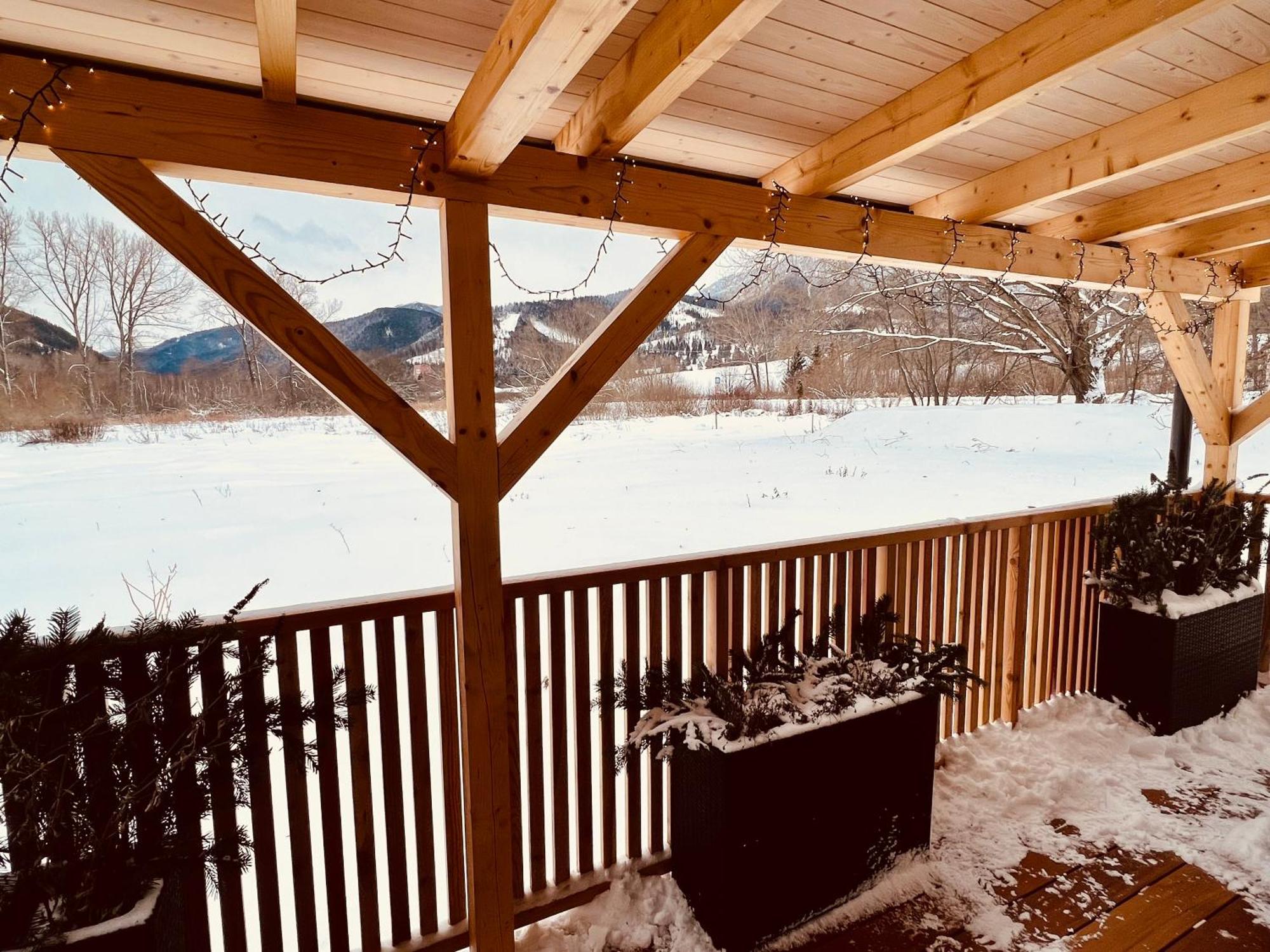Domcek Pod Vezami S Virivkou A Grilom, Pri Termalnom Kupalisku Apartment Liptovsky Jan Luaran gambar